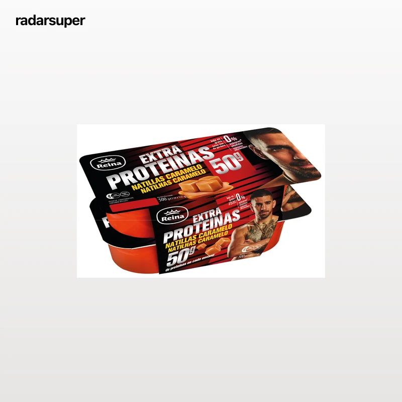 Natillas caramelo ricas en proteínas (4x125g)