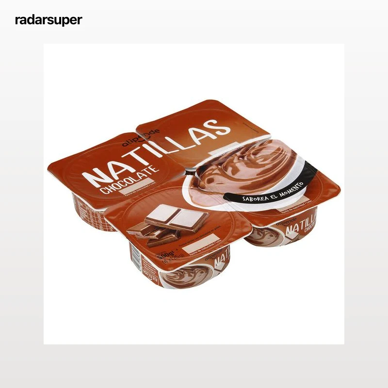 Natillas de chocolate Alipende pack 4 125g