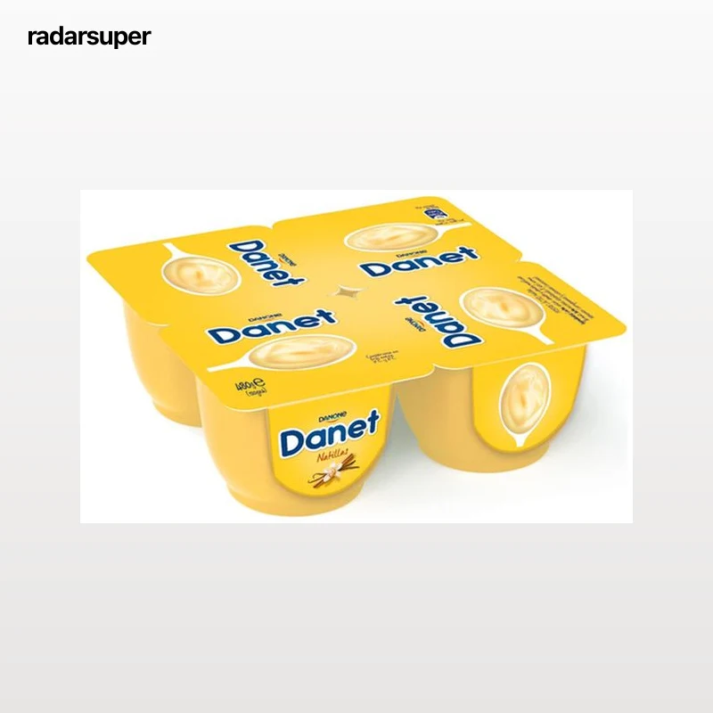 Natillas Danet pack 4 vainilla
