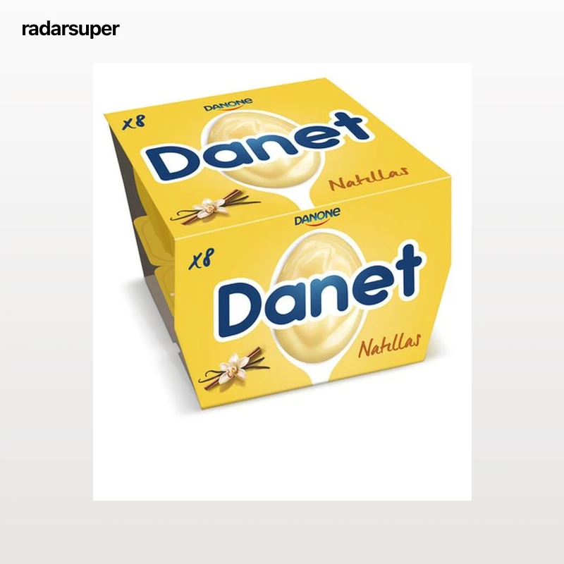 Natillas Danet pack 8 vainilla