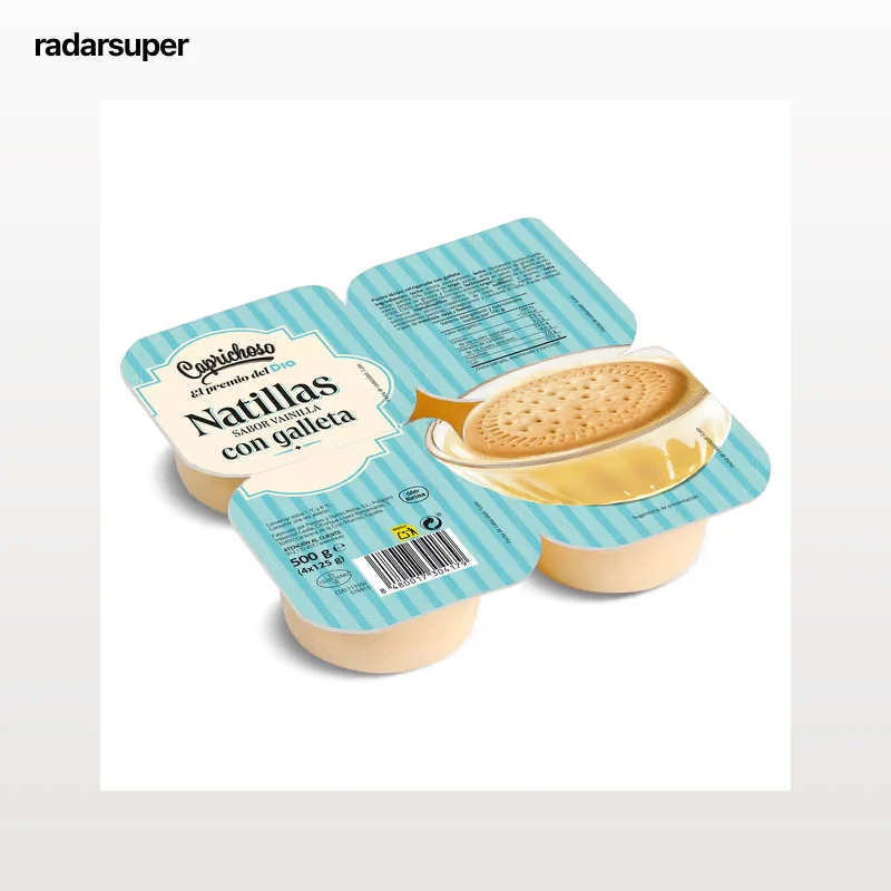 Natillas con galleta Dia Caprichoso 4 x 125 g