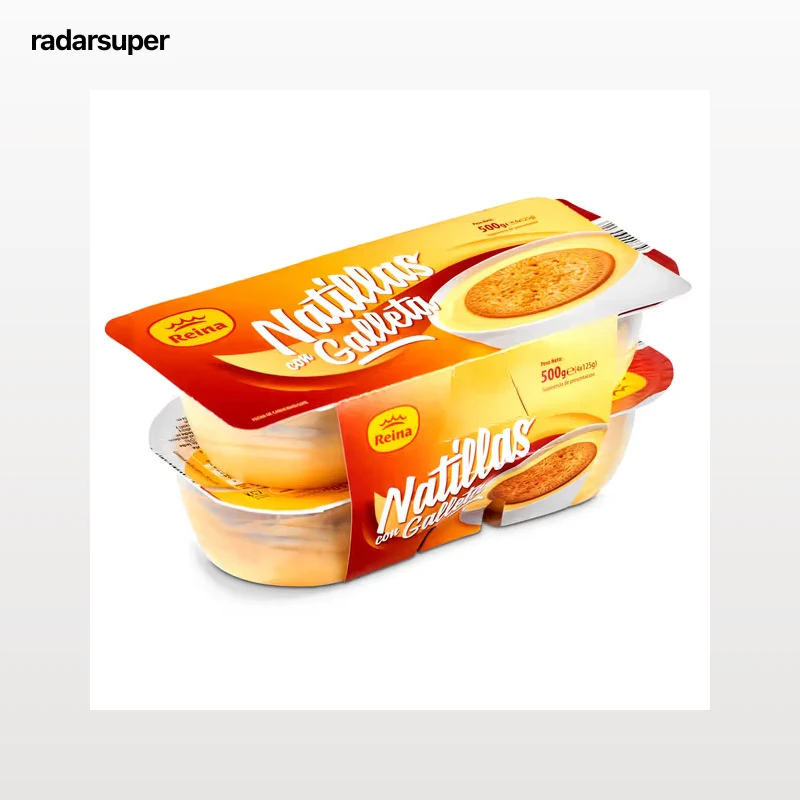 Natillas con galleta Reina 4 x 125 g