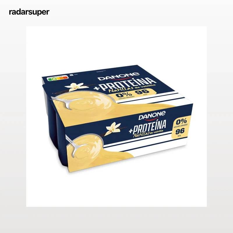 Natillas proteinas Danone Pack 4 Vainilla