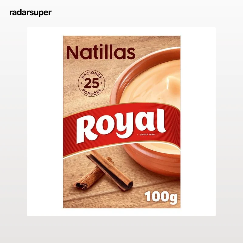 Natillas Royal 5 uds caseras para 25 raciones
