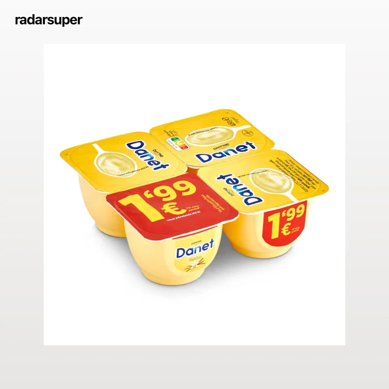 Natillas de vainilla Danet 4 x 120 g