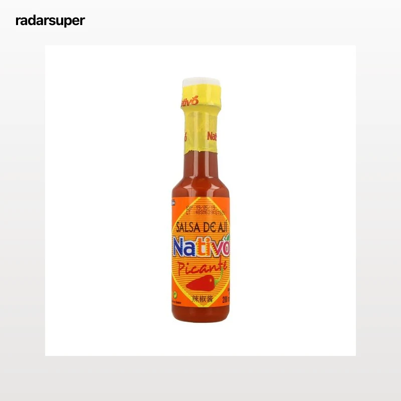 NATIVO Salsa de ají picante frasco de 220 gr