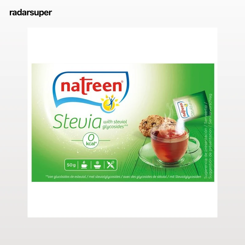 NATREEN Edulcorante con stevia 50 sobres