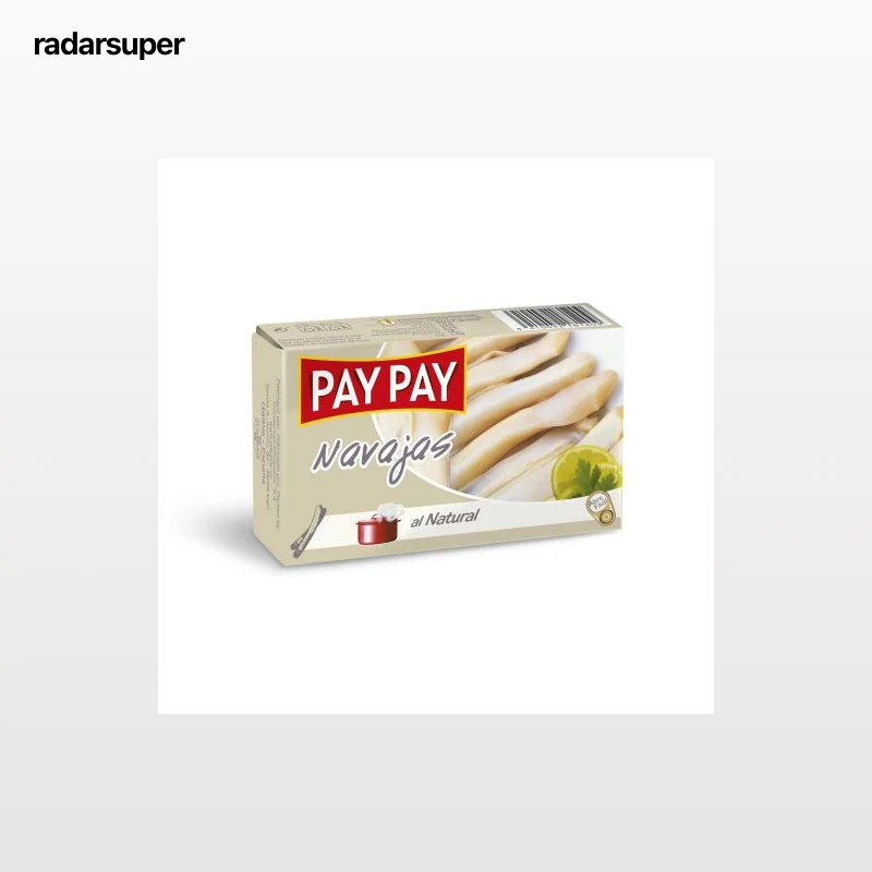 Navajas al natural Pay Pay 63 g.