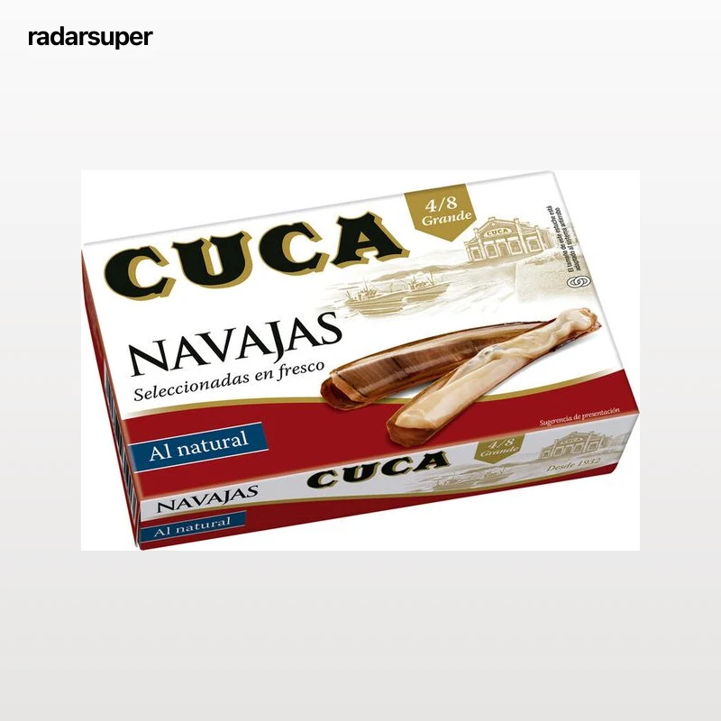 Navajas al natural 4/8 Cuca 65g
