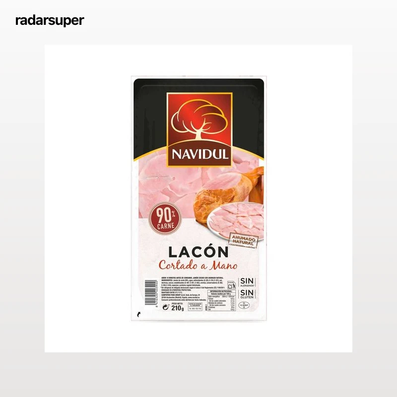 NAVIDUL Lacón (ahumado natural) cortado a mano 210 g.