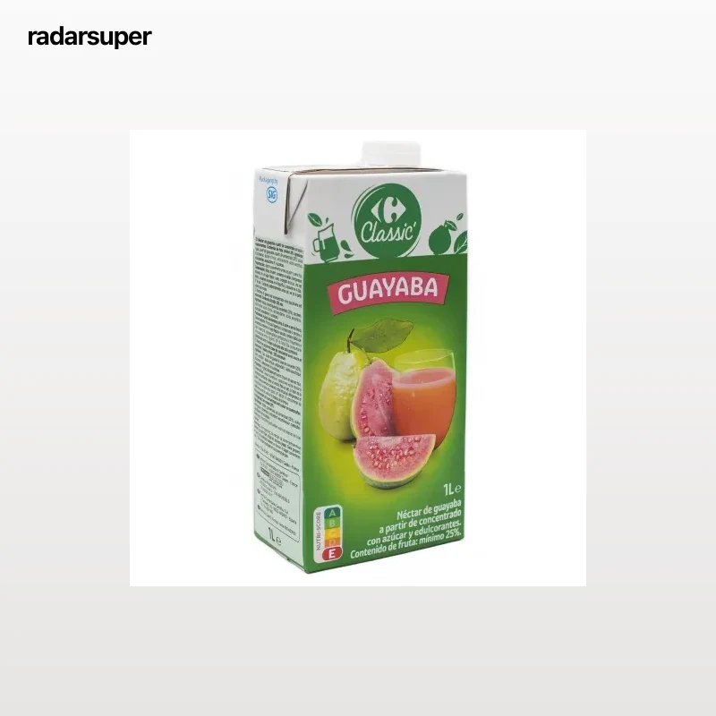 Néctar de guayaba Carrefour brik 1 l.