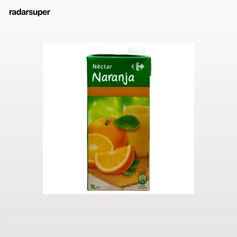 Néctar de naranja Carrefour brik 1 l.