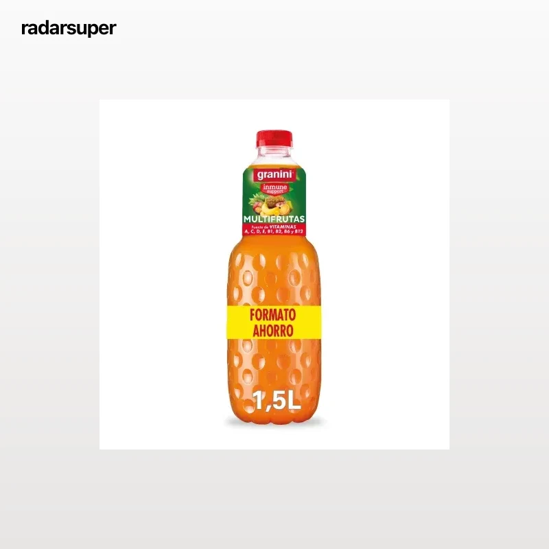 Néctar multifrutas sin azucares añadidos Granini 1,5 l.