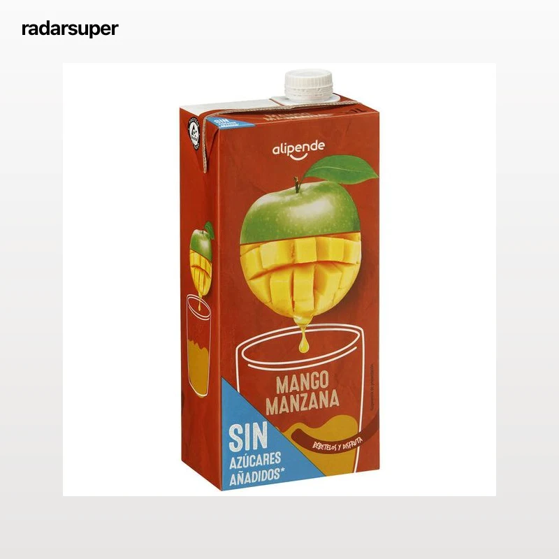 Néctar sin azúcar brick con mango y manzana Alipende 1l