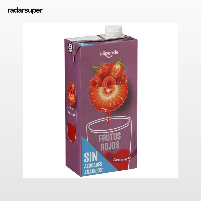 Néctar sin azúcar frutos rojos Alipende 1l