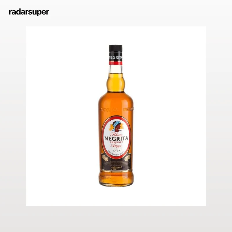 NEGRITA Ron añejo procedente de caña de azúcar botella de 1 l.