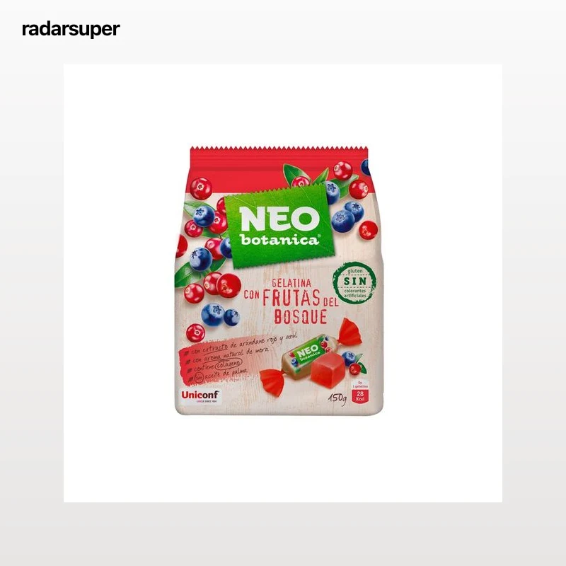 NEO BOTÁNICA Gelatina con frutas del Bosque (caramelos) 150 g.