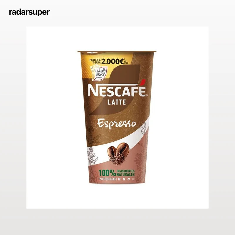 NESCAFÉ Bebida de café espresso con leche Latte 205 ml.