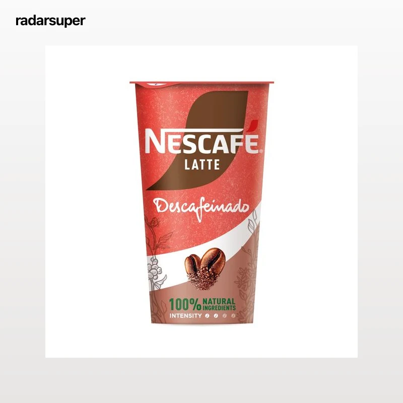 NESCAFÉ Bebida de cappuccino descafeinado con leche y cacao Latte 205 ml.