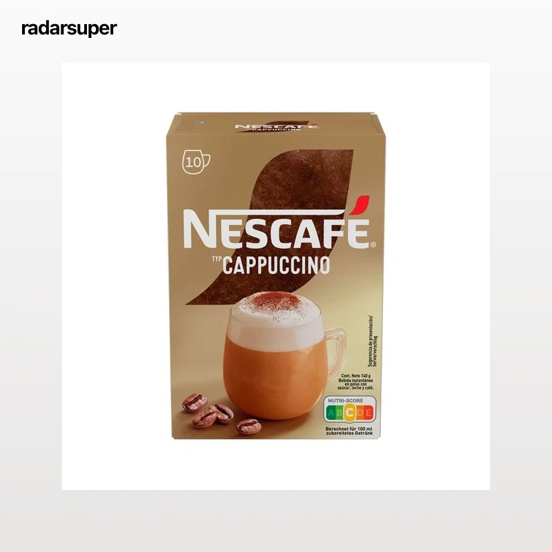 NESCAFÉ Café Cappuccino natural NESCAFÉ 10 uds. de 14 g.