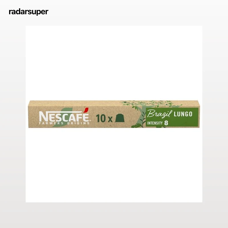 NESCAFÉ Café en cápsulas Lungo Pure Arábica Brazil I8, 10 uds.