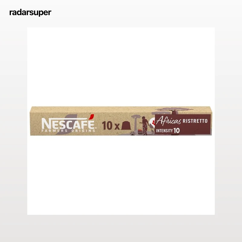 NESCAFÉ Café en cápsulas Ristretto Áfricas I10, Farmers Origins 10 uds.