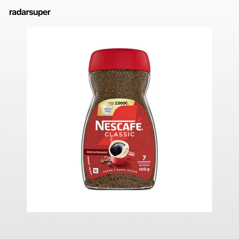 NESCAFÉ Café soluble descafeinado 100 g.
