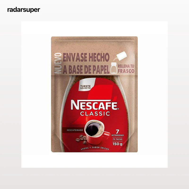NESCAFÉ Café soluble descafeinado 150 g.