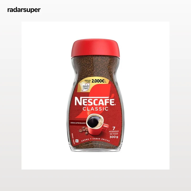NESCAFÉ Café soluble descafeinado 300 g.