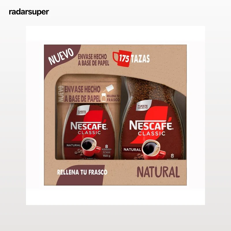 NESCAFÉ Café soluble natural 200 g. + doypack 150 g.