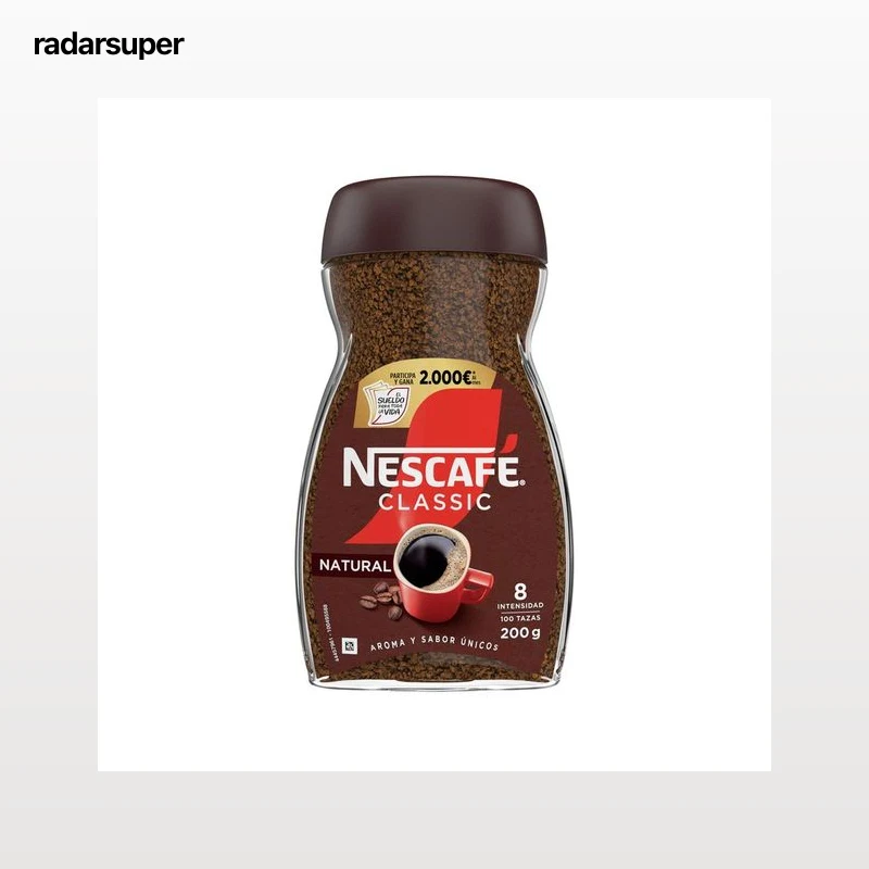 NESCAFÉ CLASSIC Café soluble natural 200 g.