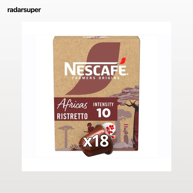 NESCAFÉ Farmers Origins Áfricas ristretto I10 Café en cápsulas 18 uds.