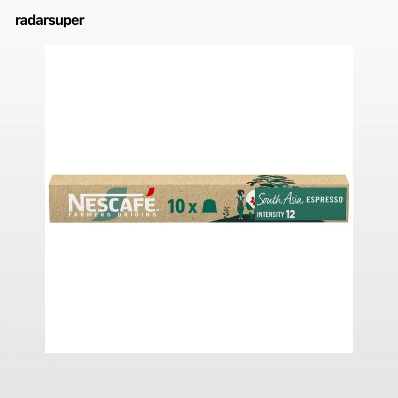 NESCAFÉ Farmers origins Café en cápsulas espresso South Asia I12, 10 uds.
