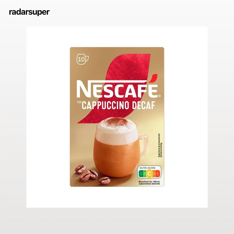 NESCAFÉ GOLD Café cappuccino descafeinado monodosis 10 uds.125 g.