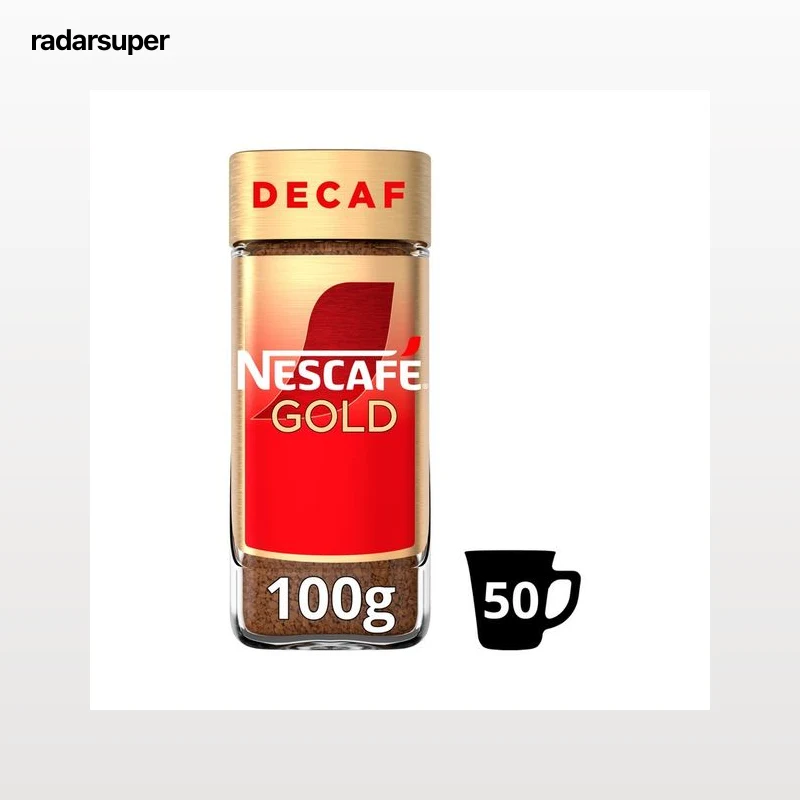 NESCAFÉ Gold Café soluble descafeinado bote de 100 g.