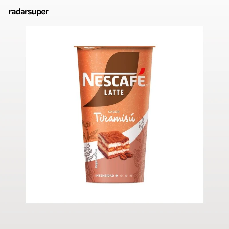 NESCAFÉ Latte Bebida de café con sabor a tiramisú 205 ml.