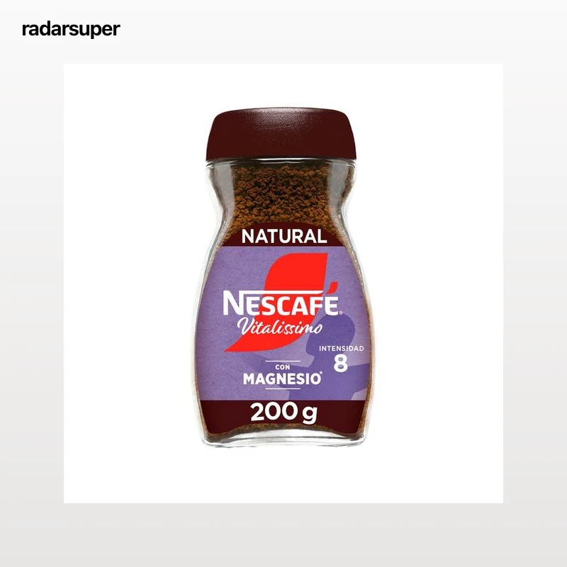 NESCAFÉ VITALÍSSIMO Café soluble natural con magnesio 200 g.