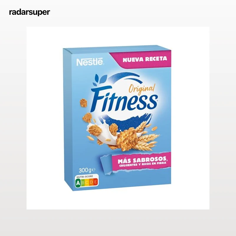 NESLTÉ Fitness original Copos de trigo integral y arroz tostados 300 g.