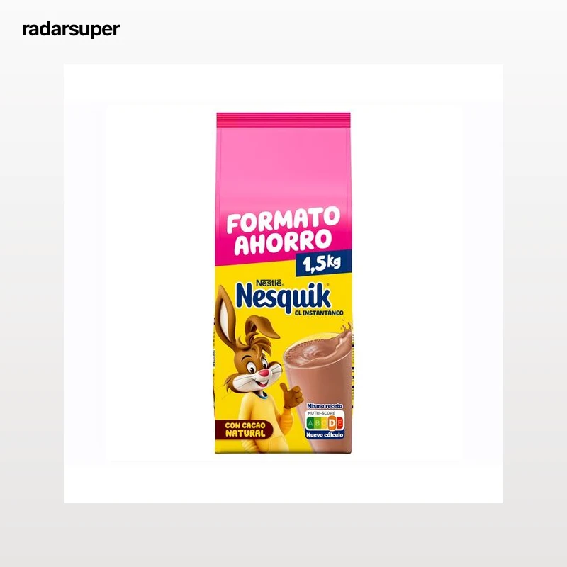 NESQUIK Cacao instantáneo 1,5 kg.