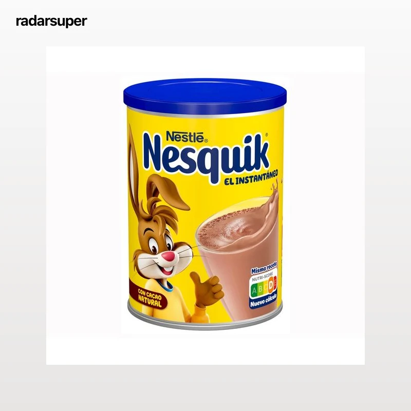 NESQUIK de NESTLÉ Cacao instantáneo en polvo 450 g.