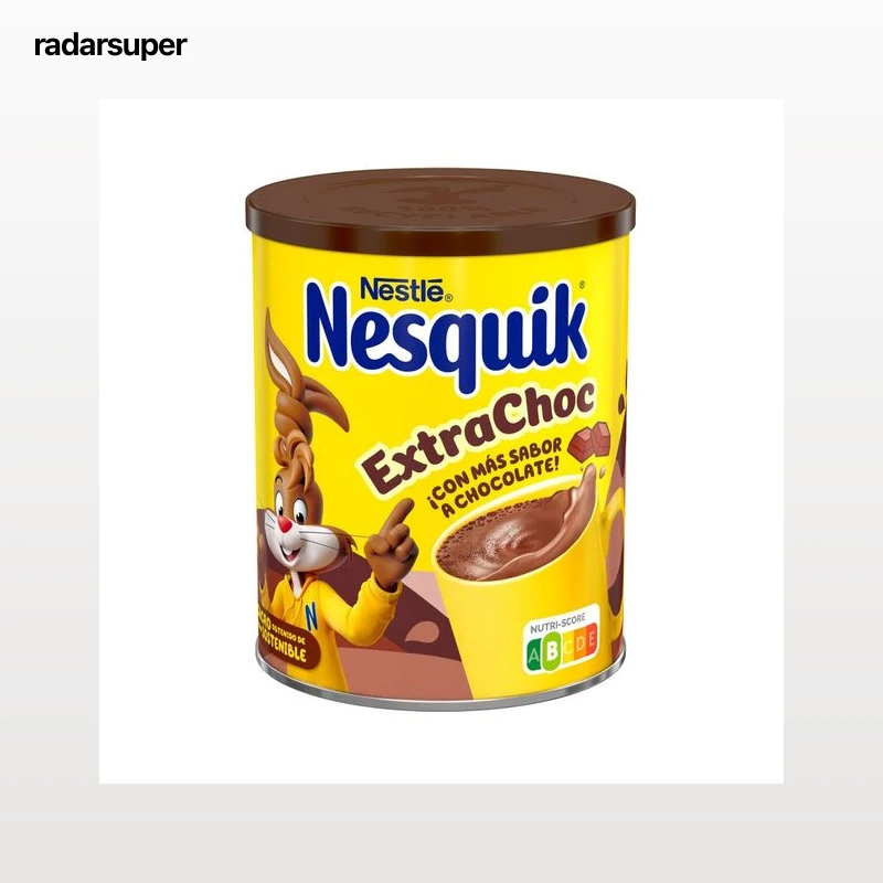 NESQUIK de NESTLÉ Cacao en polvo extra chocolate 390 g.