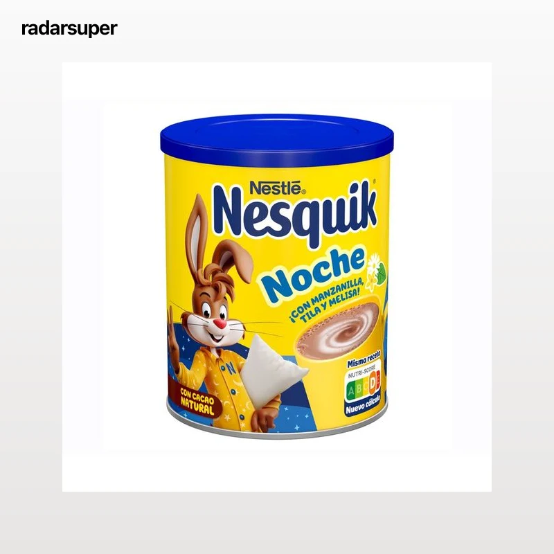 NESQUIK de NESTLÉ Cacao soluble con tila, melisa y manzanilla buenas noches 400 g.