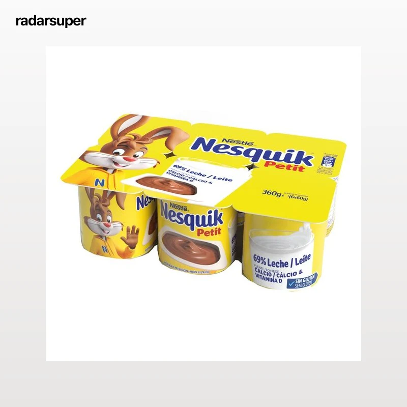 NESQUIK de NESTLÉ Petit de chocolate 6 x 60 g.