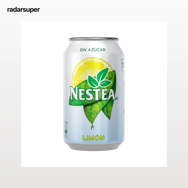 NESTEA Bebida de té al limón sin azúcar lata de 33 cl.