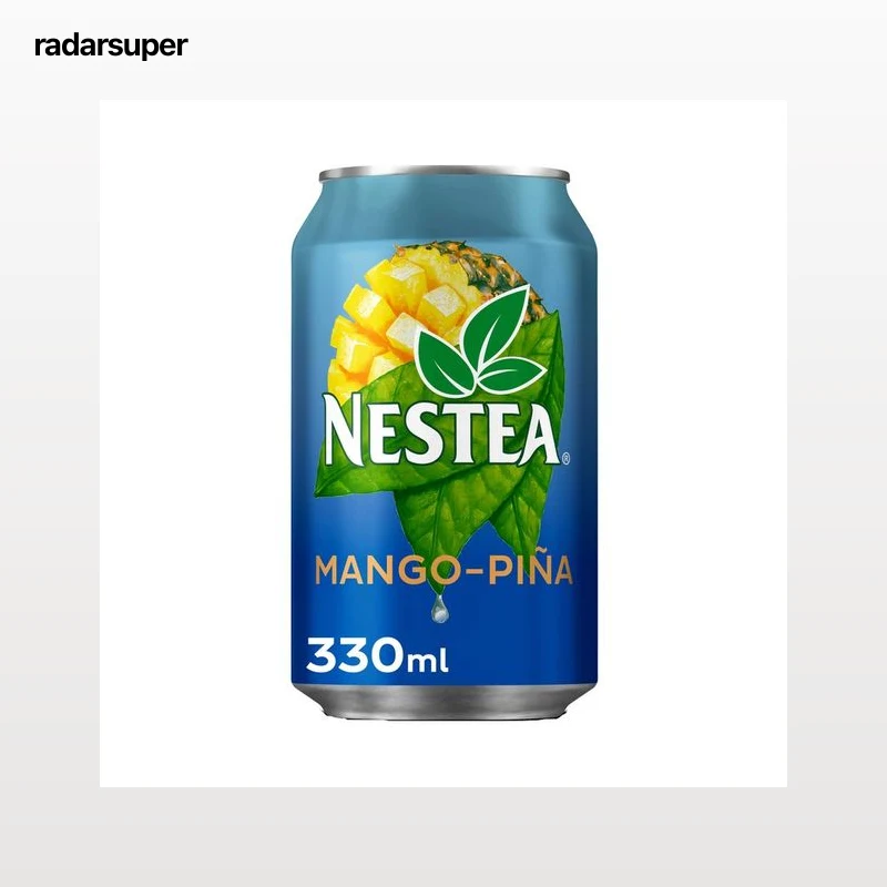 NESTEA Bebida de té con mango y piña lata de 33 centilitros