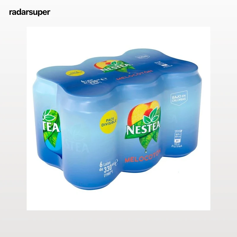NESTEA Bebida de té al melocotón 6 uds. 330 ml.