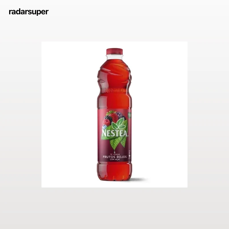 Nestea té verde frutos rojos con açaí bajo en calorías botella 1,5 l.