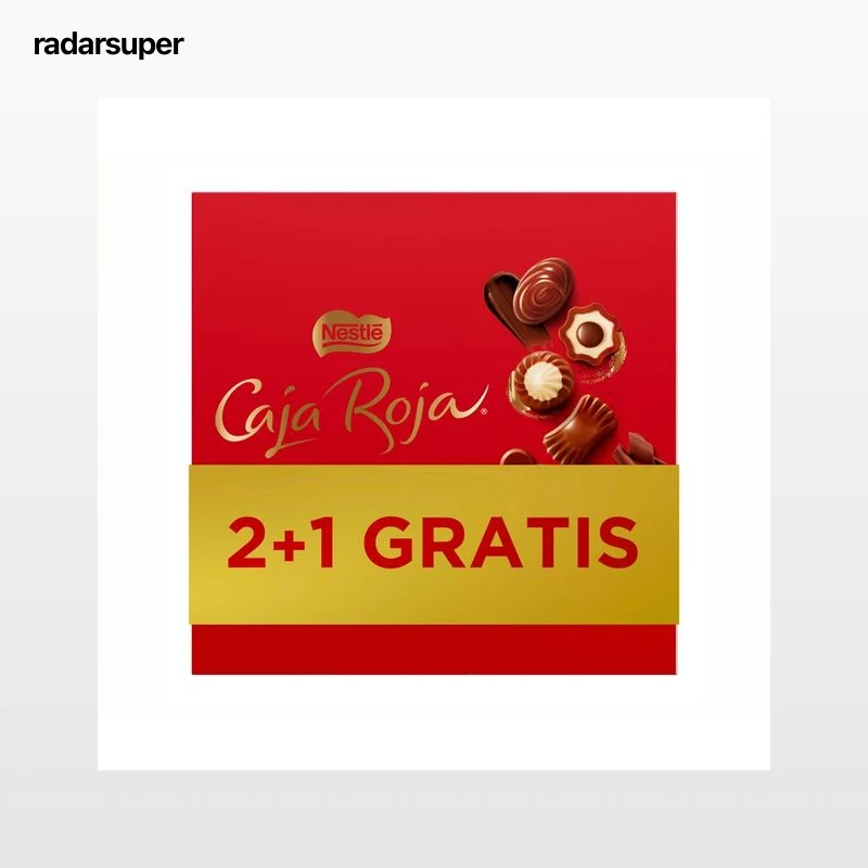 NESTLÉ Bombón caja roja 2 x 103 gr + 1 gratis