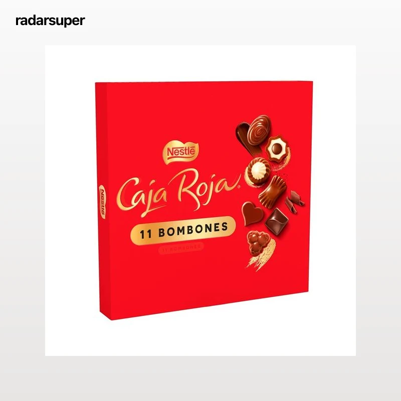 NESTLÉ Caja roja Estuche con bombones surtidos (11 variedades) 103 g.