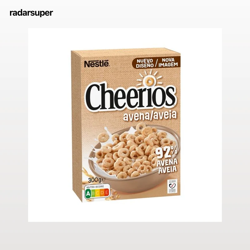 NESTLÉ Cereales de avena integrales tostados 300 g.